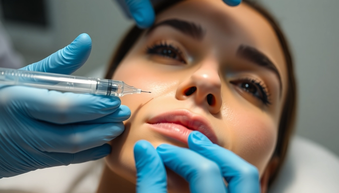 Botox Behandlung: Professional facial injection for smoother skin, emphasizing safety and expertise.