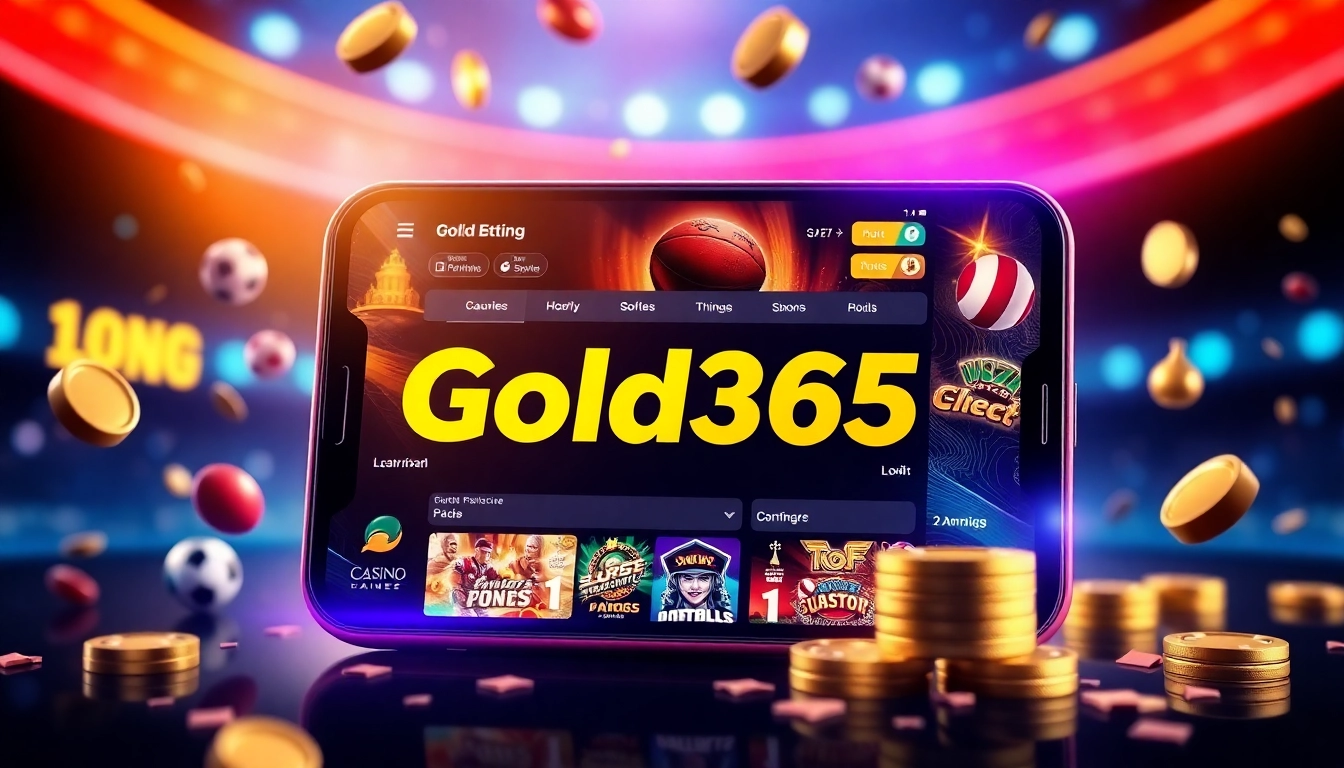 Gold365 online betting platform displaying sports scores and casino games for Indian users with a user-friendly interface.