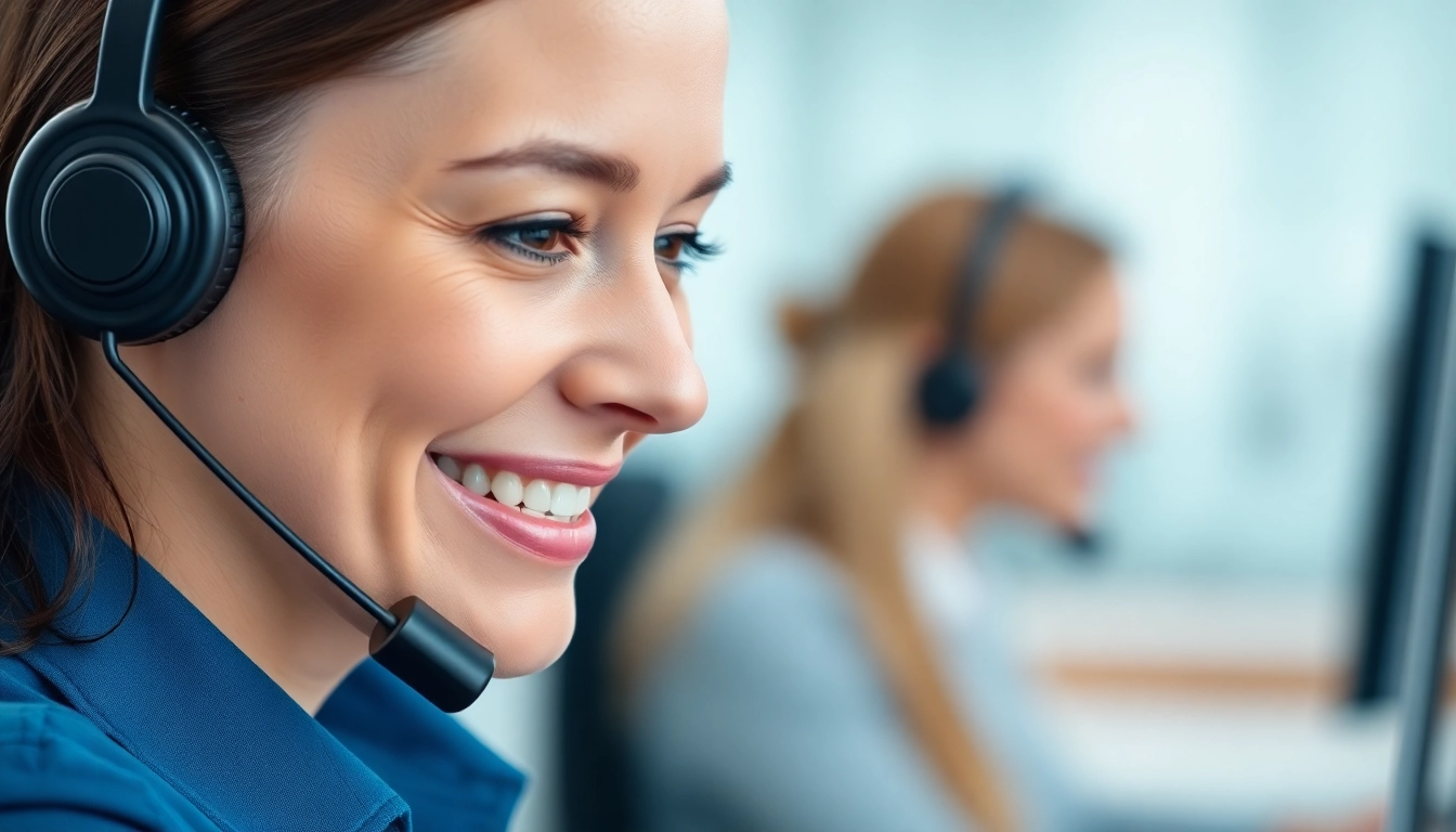 Experienced customer service representative providing support on IIIIIII IIII with modern